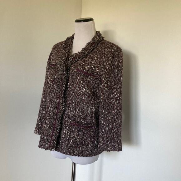 Talbots Purple Blazer, Size 12P - Picture 1 of 11